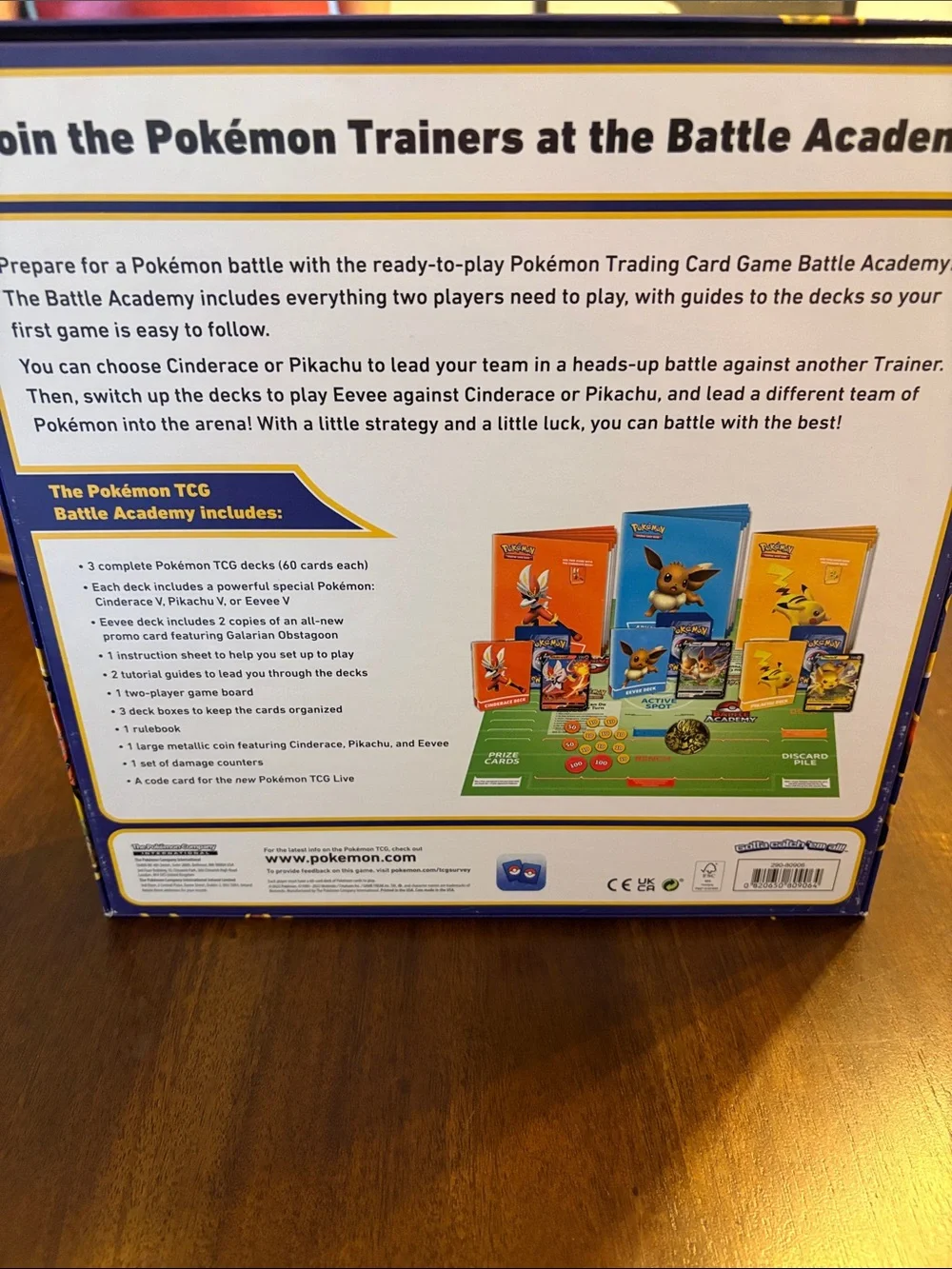 Pokémon Battle Academy Game Box 2022 - Only used once! Great condition